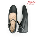 Metro Ladies Black Shoes - Natasha Style