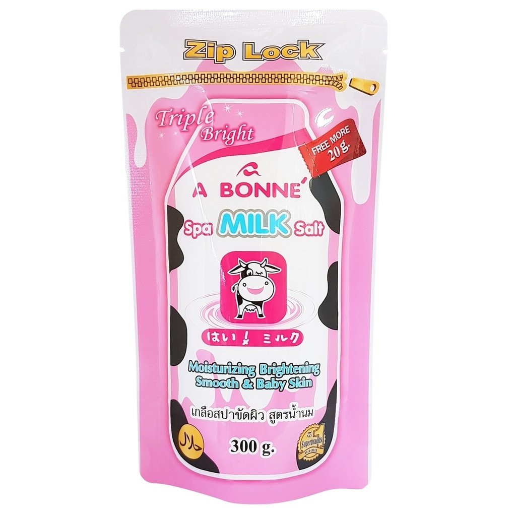 Spa Milk Salt with Zip Lock - A Bonne