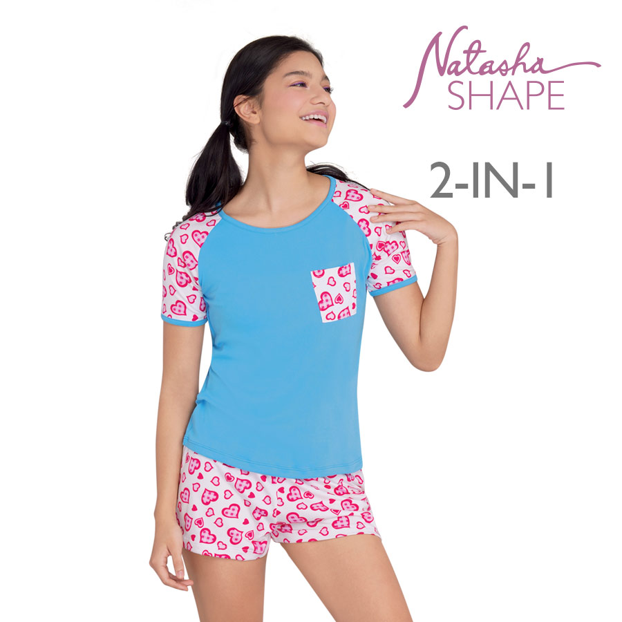 Fenesy Teens 2in1 Top & Shorts - Natasha Shape