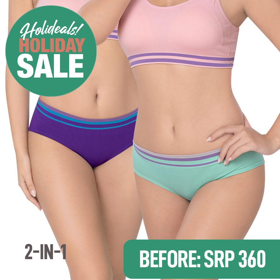 Margielyn Ladies'2 In 1 Seamless Panty - Natasha