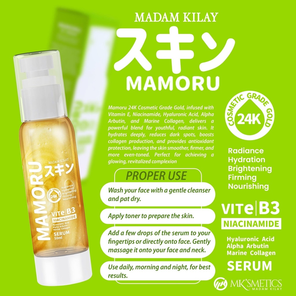Mamoru 24K Gold Serum - Madam Kilay
