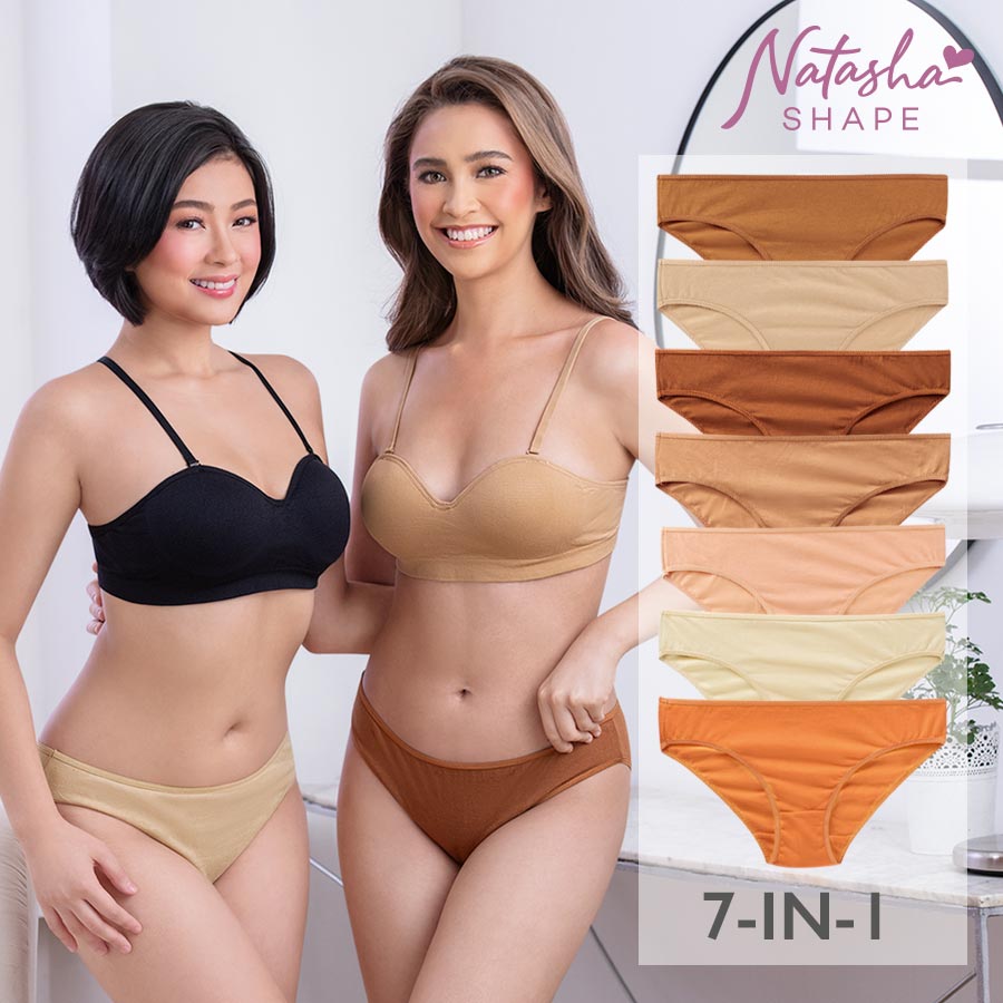 Dianajade Ladies' Multicolor 7-in-1 Plain Bikini Panty - Natasha Shape