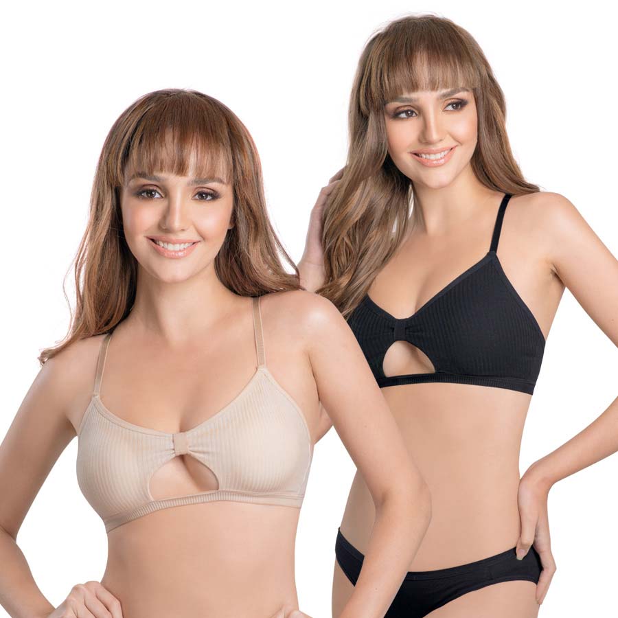 Marigold 2 In 1 Ladie's Seamless Bra - Fantasy