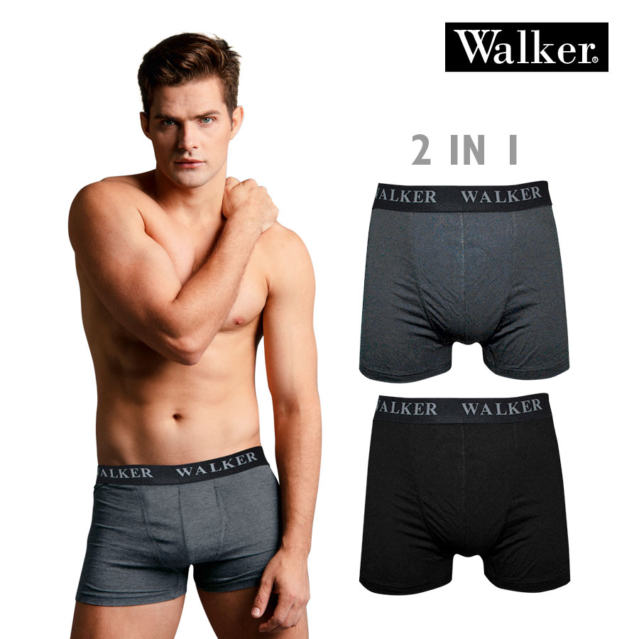 Darko 2 In 1 Mens Boxer Brief - Walker