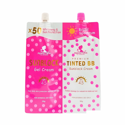 Sunblock + Premium Tinted BB Gel Cream - Perfect Skin