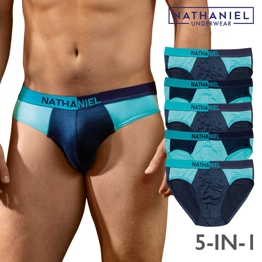 Gregjacob Men's Multicolor 5-in-1 Bikini Brief - Nathaniel