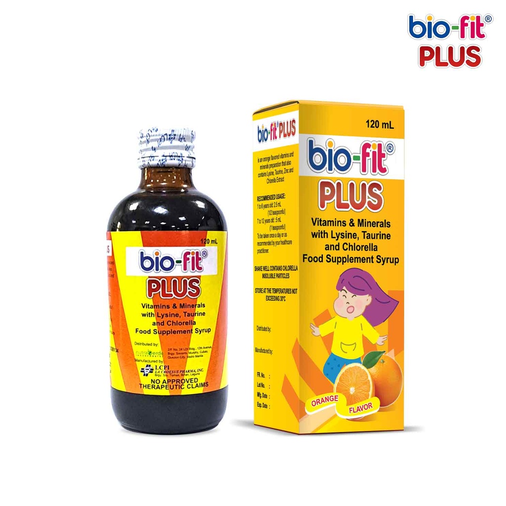 Food Supplement Syrup - Bio-fit Plus