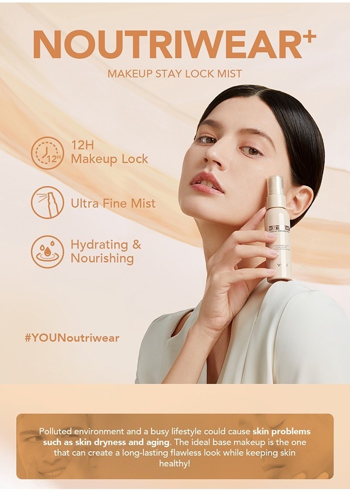 Noutriwear+ Makeup Stay Lock Mist - YOU