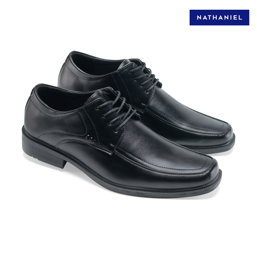 Allen Men's Black School Shoes - Nathaniel