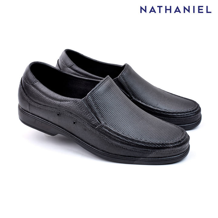 Lafuente Men's Black School/office/work Shoes - Nathaniel