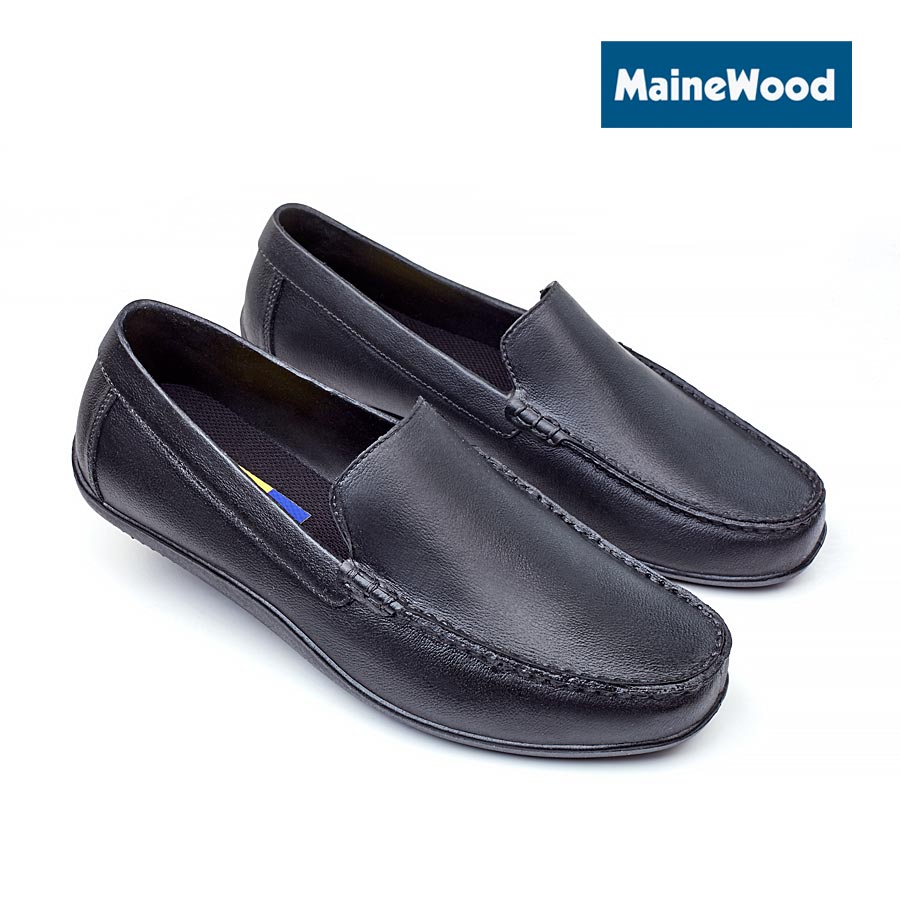 Ft010 Mens Black Shoes - Mainewood