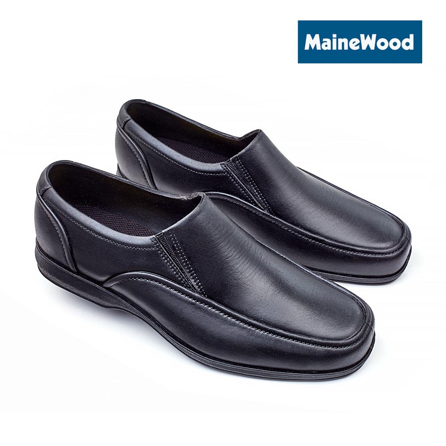 Ft012 Mens Black Shoes - Mainewood