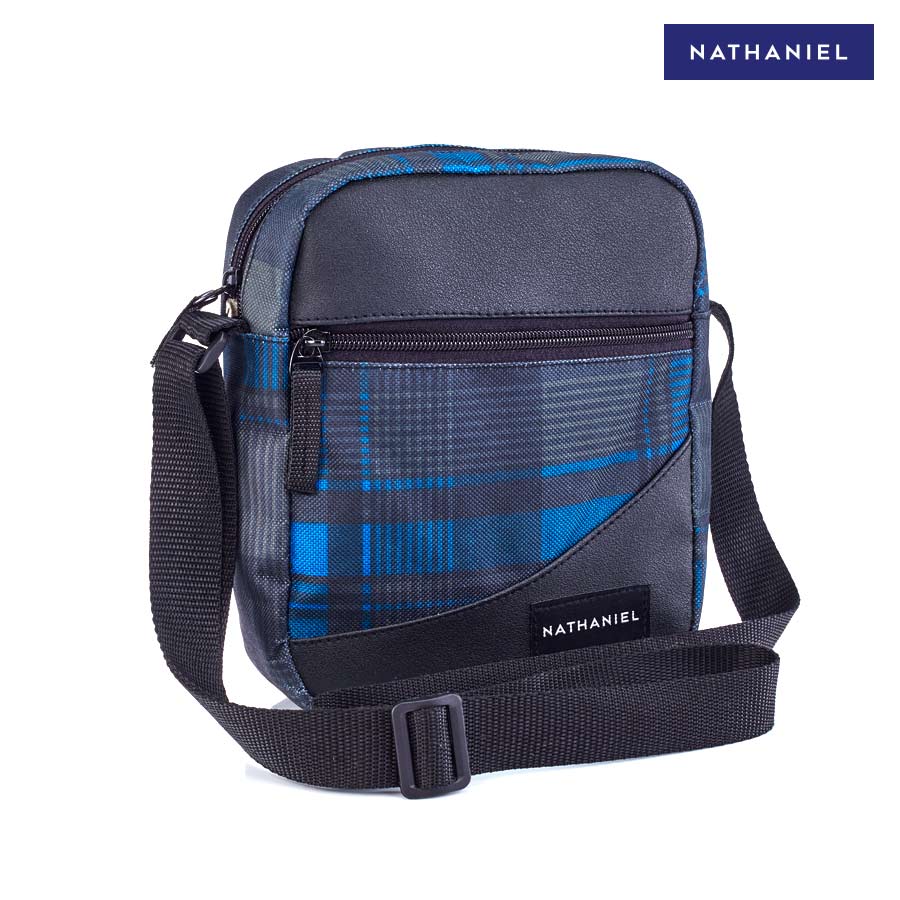 Graph Men's Black Sling Bag - Nathaniel