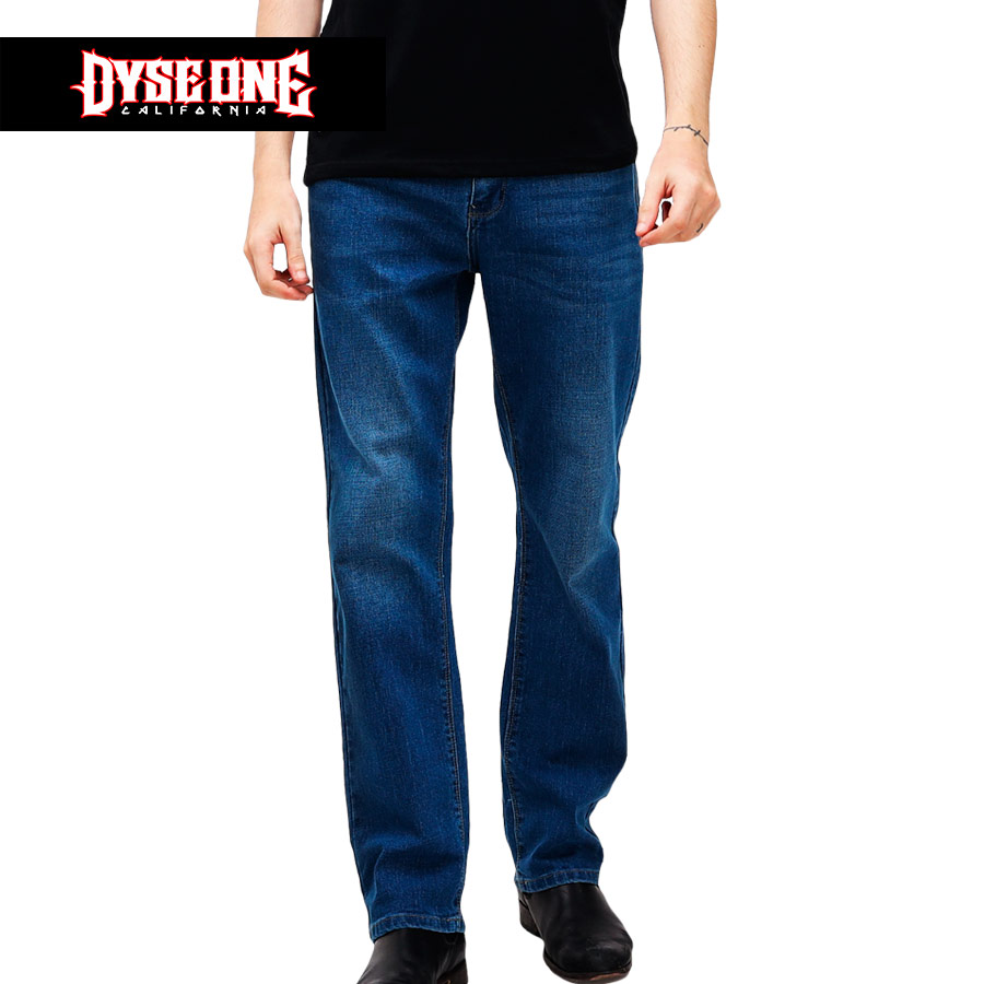 Ithaca Men's Blue Regular Fit Denim Pants - Dyse One