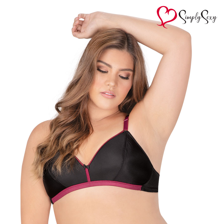 Debby Ladies' Plus Non-wire Soft Cup Bra - Simply Sexy