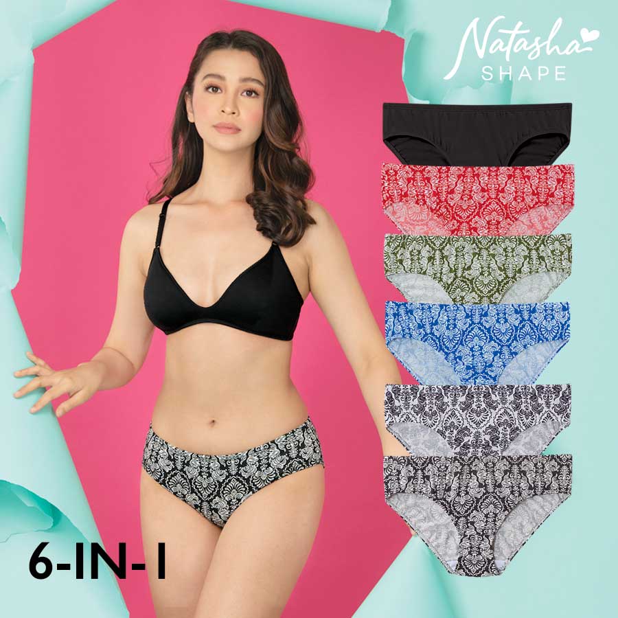Elfrida Ladies' 6 In 1 Bikini Panty - Natasha Shape
