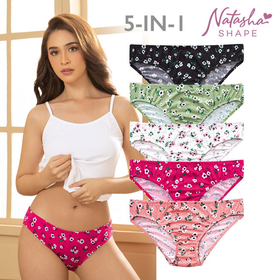 Jaydapearl Ladies' 5-in-1 Bikini Panty - Natasha Shape