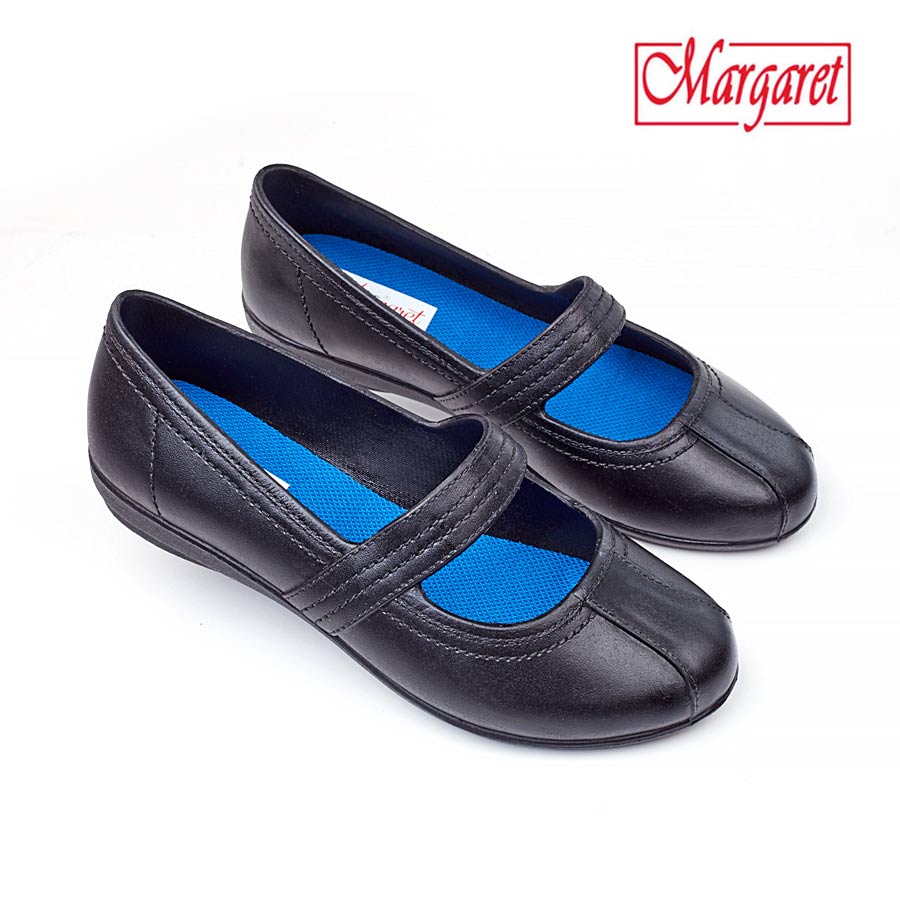Ft008 Ladies Casual Black School Shoes - Margaret