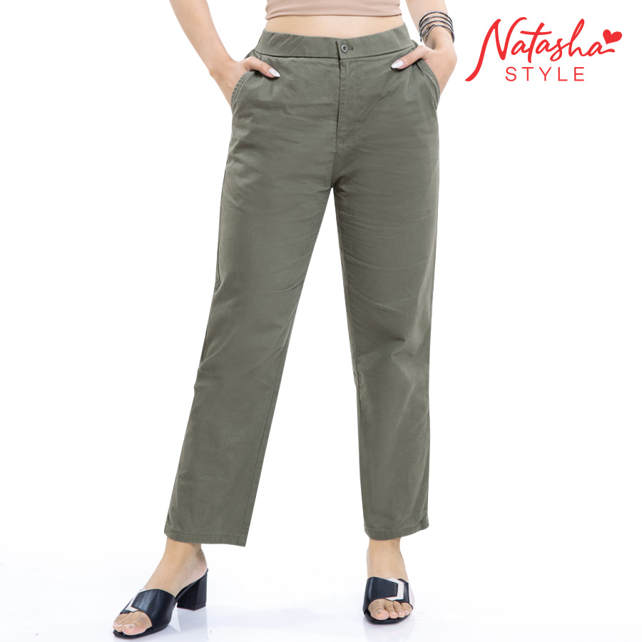 Elzy Ladies' Easy Relaxed Ankle Pants - Natasha Style