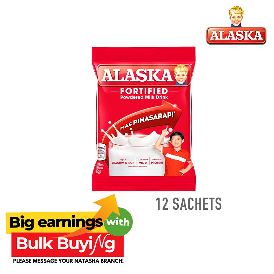 Fortified Powdered Milk Drink 12 sachets - Alaska