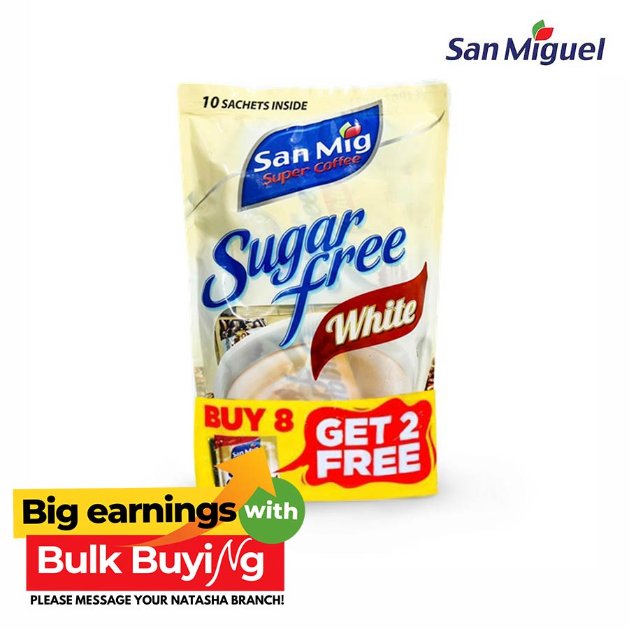 Sugarfree White 3-in-1 Coffe Mix - San Mig Coffe