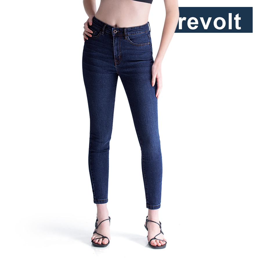 Ivylou Dark Blue Ladies Skinny Jeans - Revolt