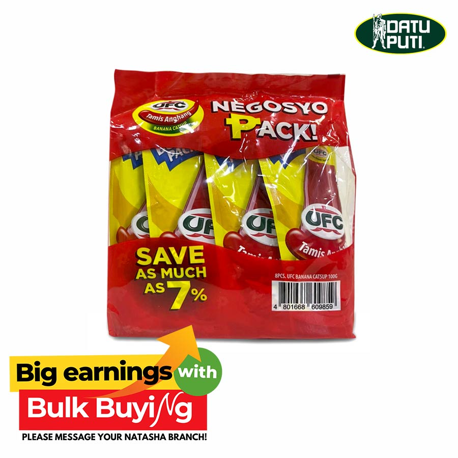 Ufc Banana Catsup Negosyo Pack
Pack Of 8 - Datu Puti