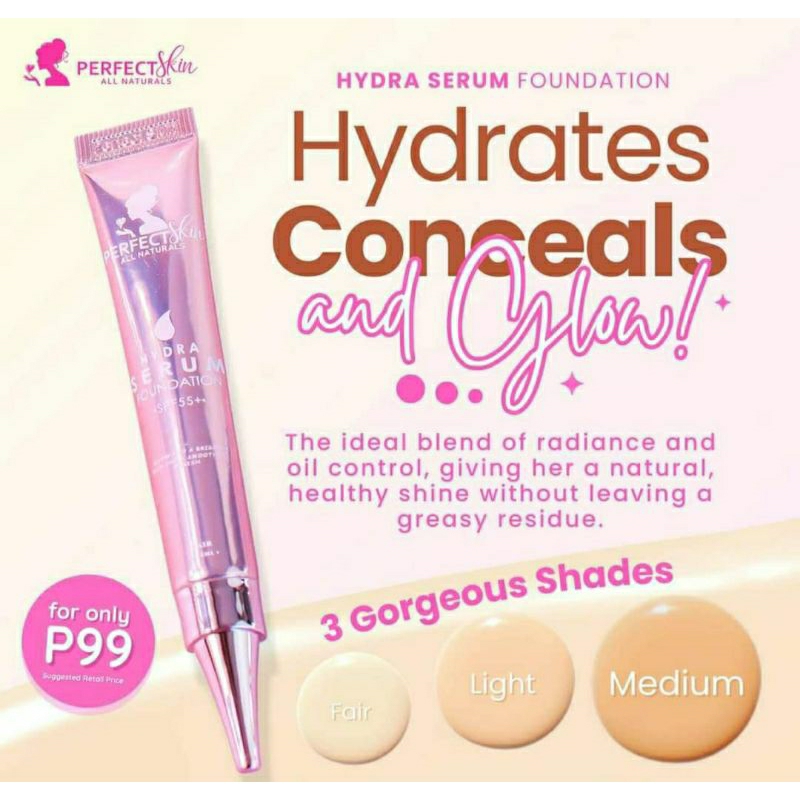 Hydra Serum Foundation SPF55+ - Perfect Skin