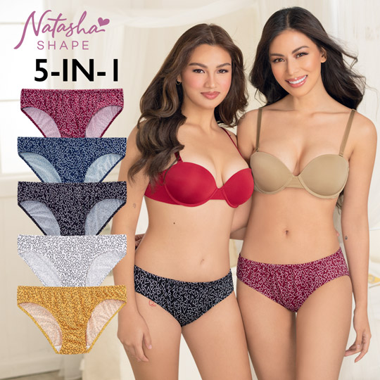 Cailyn Ladies' 5 In 1 Bikini Panty - Natasha Shape