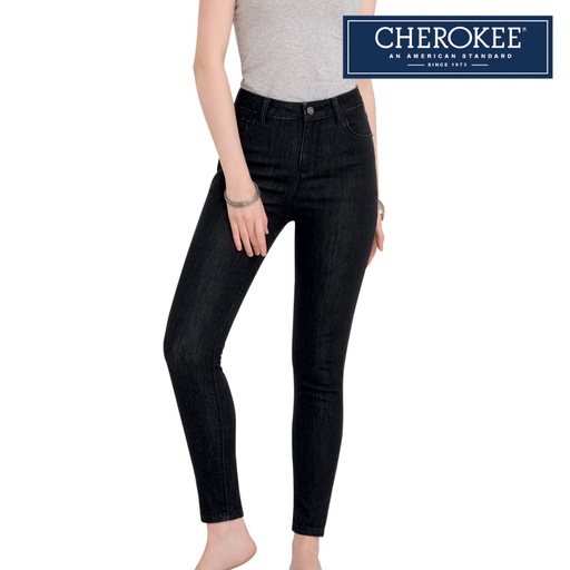 Chieshiya Ladies' Black High Waist Pants - Cherokee