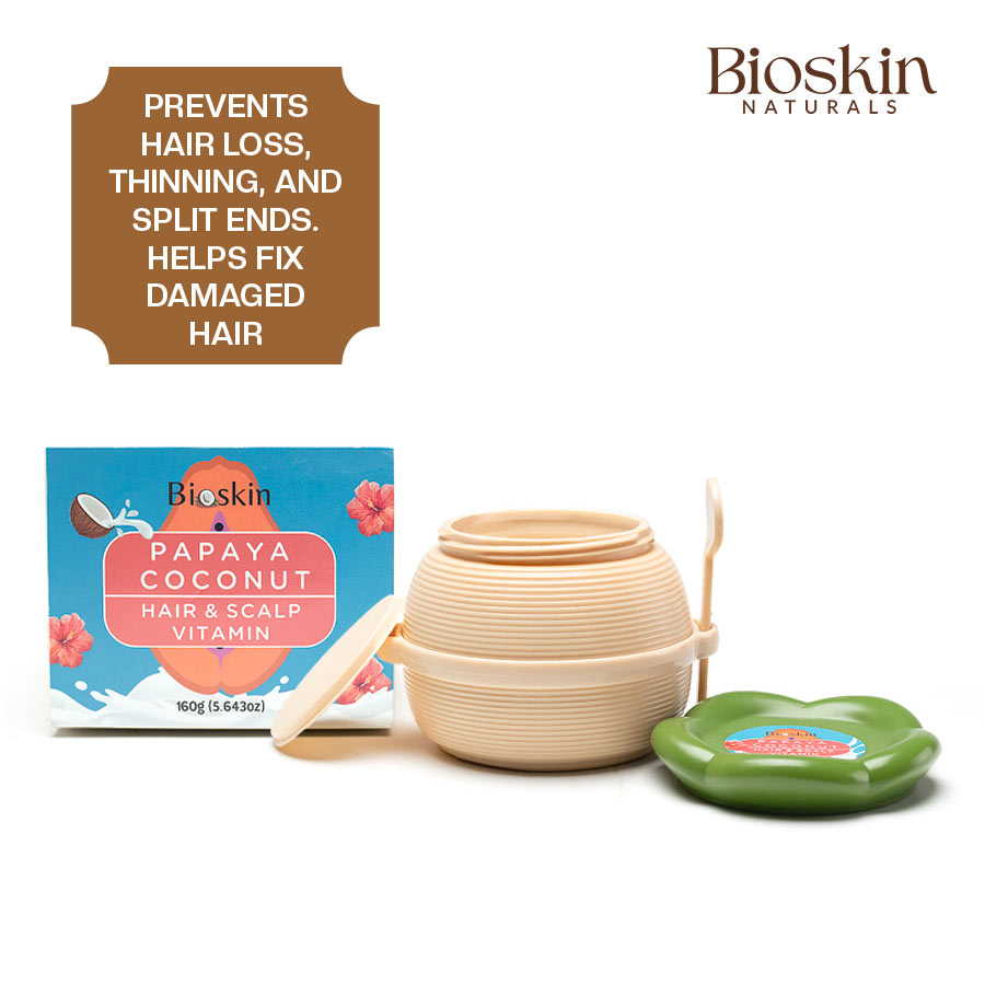 Papaya Coconut Hair And Scalp Vitamin - Bioskin Naturals