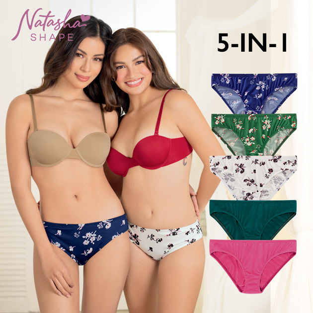 Charisma Ladies 5-in-1 Multicolor Panty- Natasha Shape