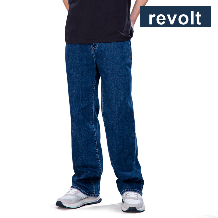 Admiral Charlie Men's Casual Straight Cut
Denim Long Pants - Revolt