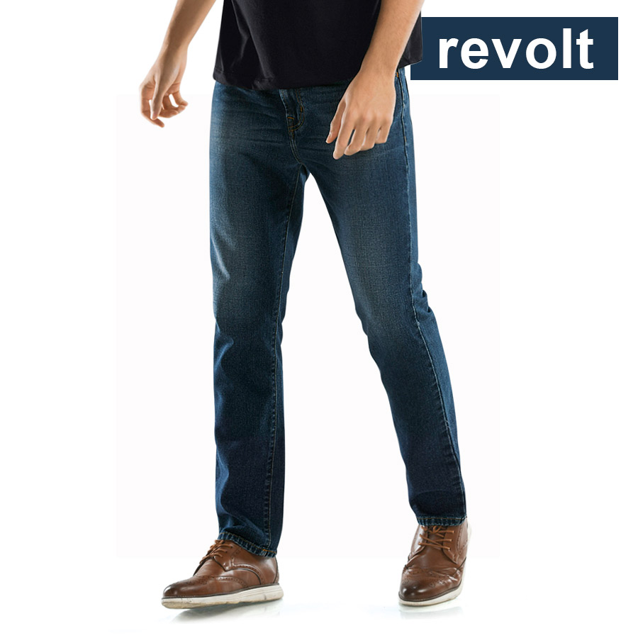 Derrick Steel Men's Loose Fit Denim Pants - Revolt