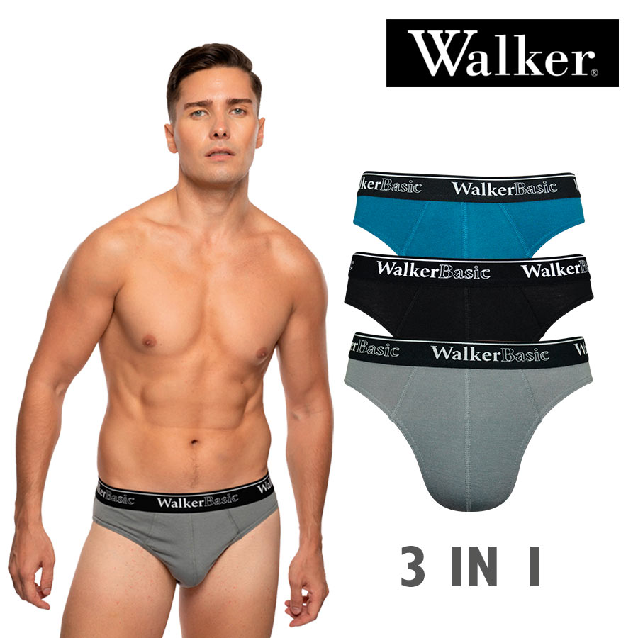 Culhane  Men's Multicolor 3-in-1 Lightweight
Fit Classic Brief - Walker