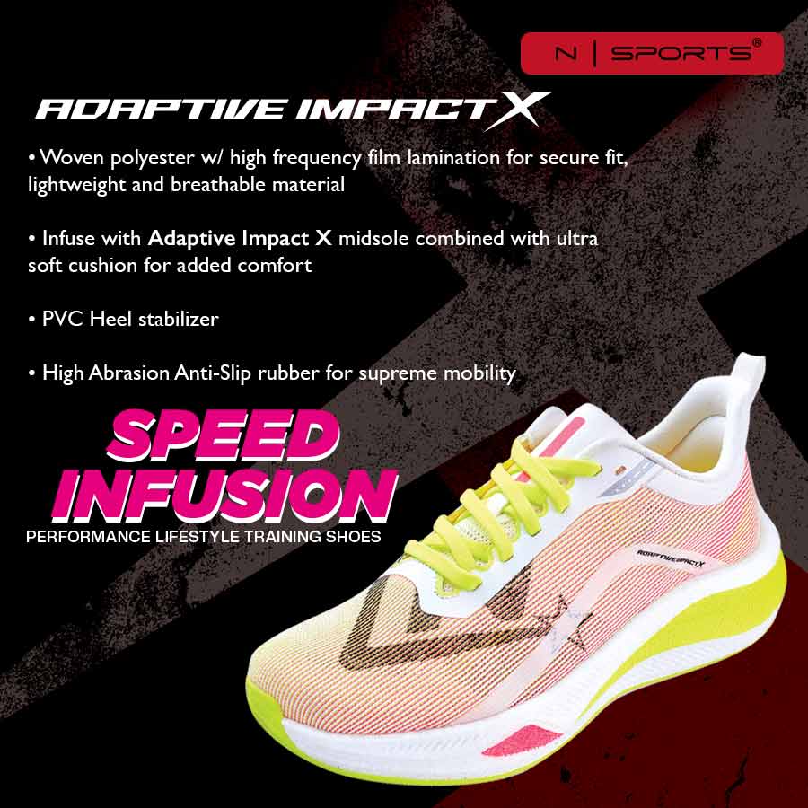 Hyper Pink Ladies Lightweight Running Shoes - N Sports