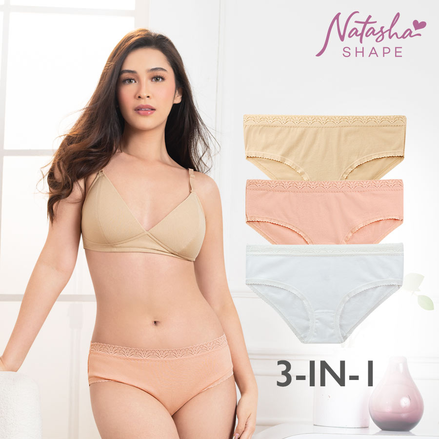 Enslee Ladies' 3 In 1 Hipster Panty - Natasha Shape
