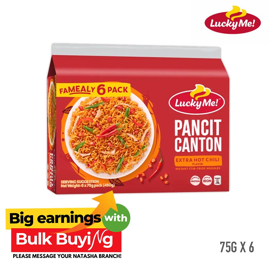 Pancit Canton 6pack - Lucky Me 