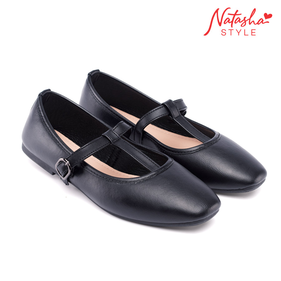 Ladonna Ladies Black Shoes - Natasha Style