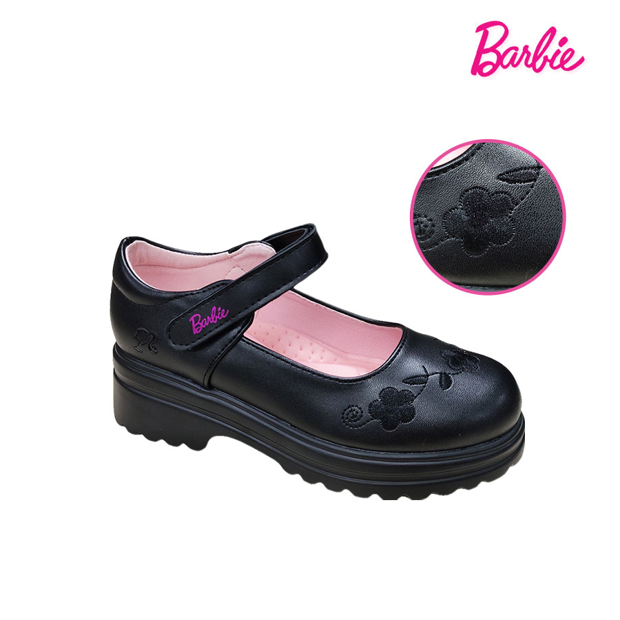 Valentina Kids Girls Black Shoes- Barbie