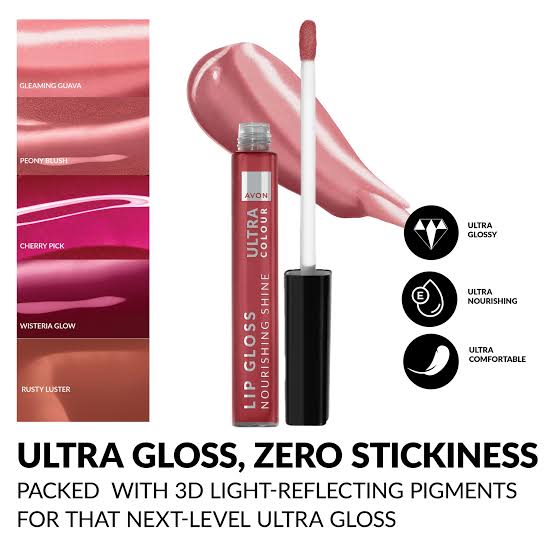 Ultra Color Nourishing Shine Lip Gloss - Avon