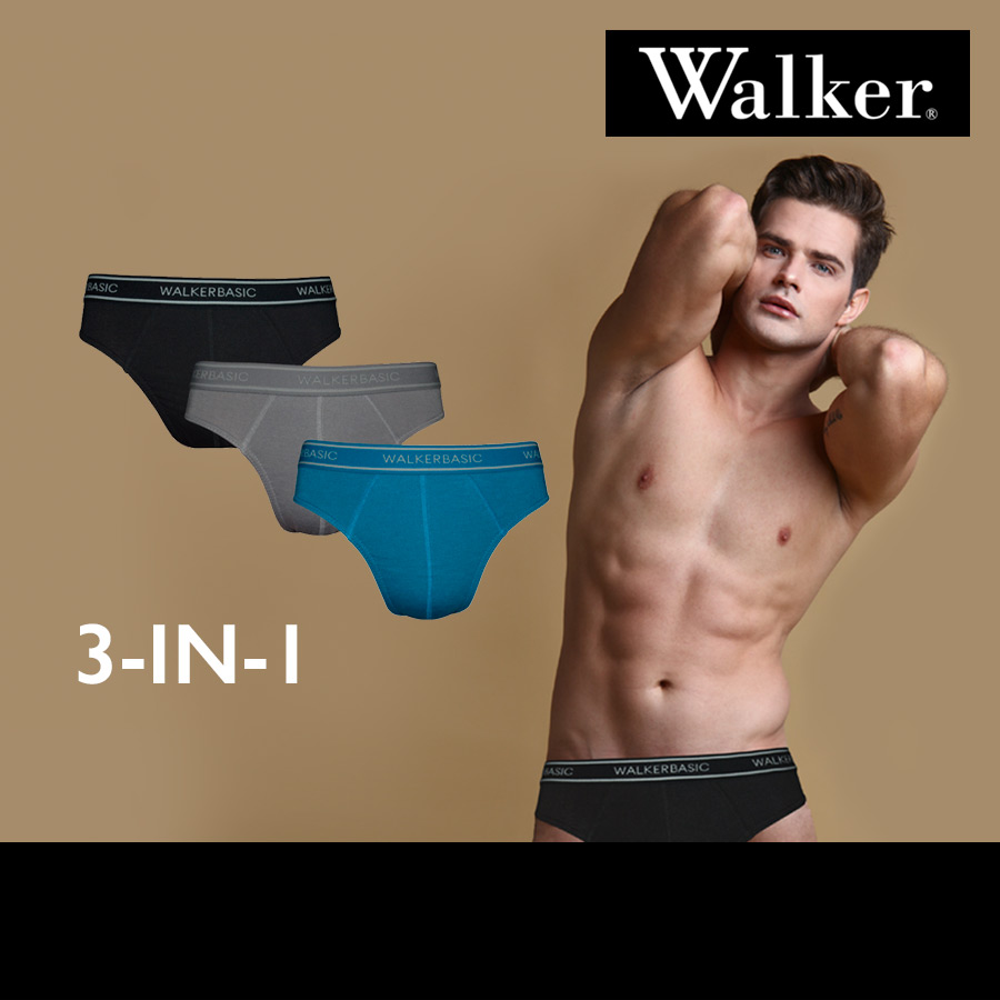 Ballman Men's Multicolor 3-in-1 Brief - Walker