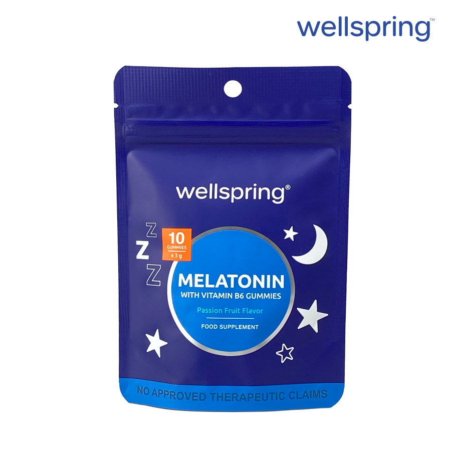 Melatonin with Vitamins B6 Gummies - Wellspring