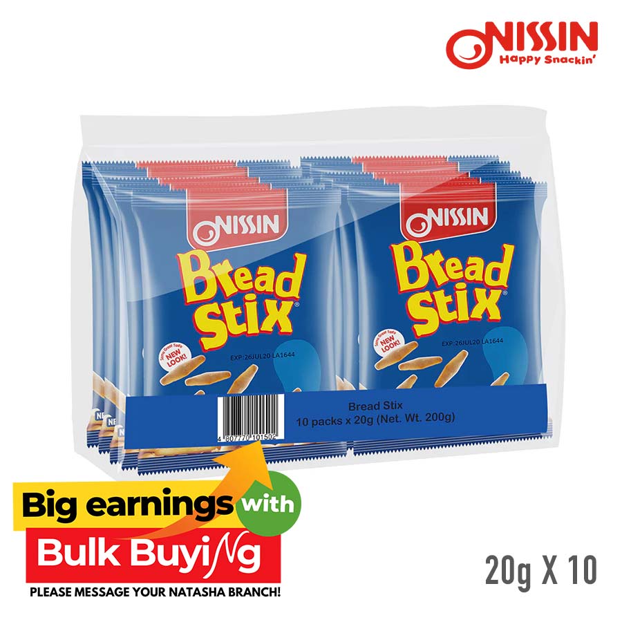 Breadstix Biscuit Original 10 packs - Nissin