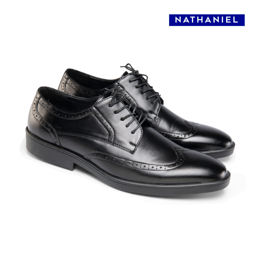 Adler Men's Black School Shoes - Nathaniel