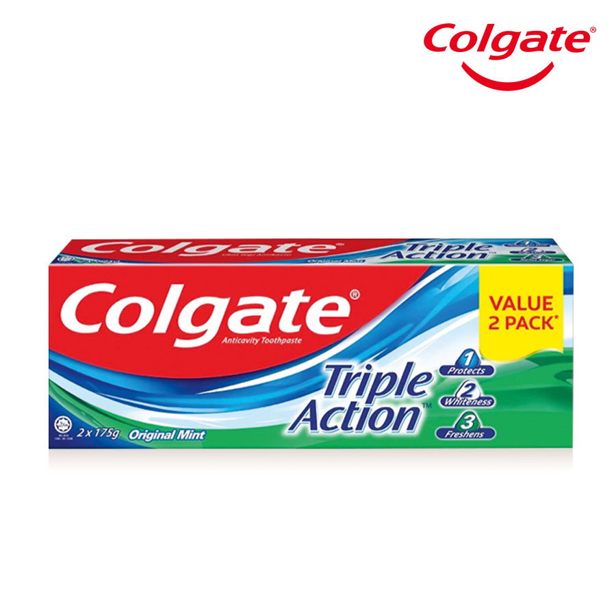 Triple Action Toothpaste Value Pack - Colgate