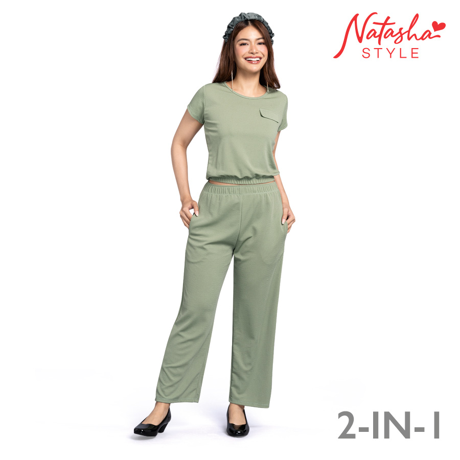 Janalice 2-in-1 Top & Pants Coords - Natasha Style 