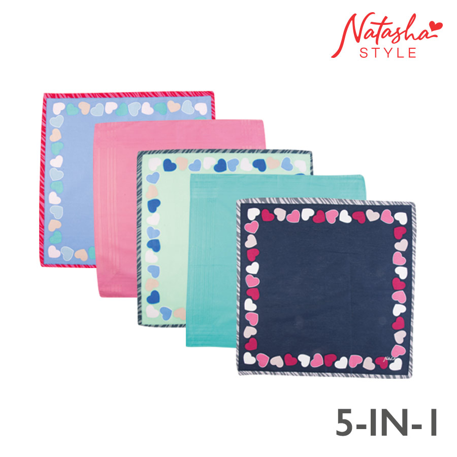 Brialove Ladies 5 in 1 Handkerchief - Natasha Style