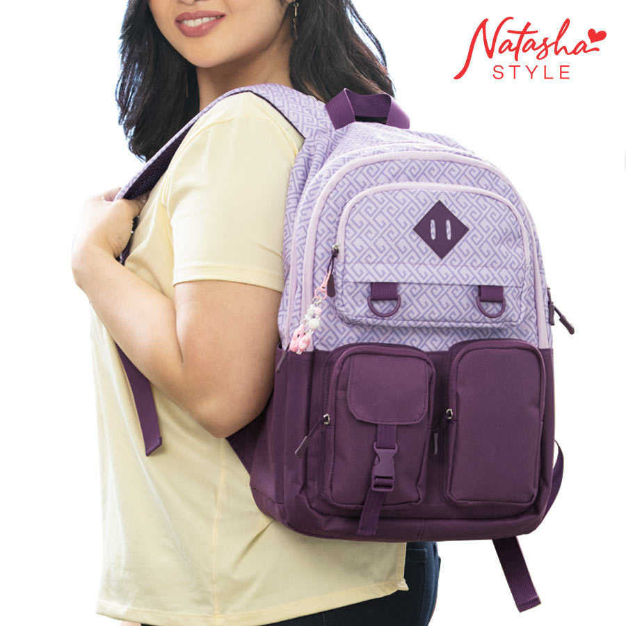 Calmness Ladies Backpack School Bag - Natasha Style