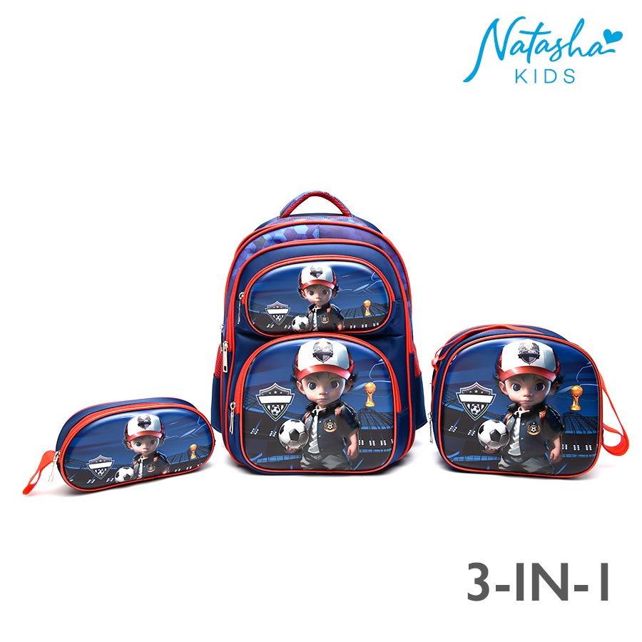 Carosso Kid's Boy 3in1 Backpack School Bag - Natasha Kids